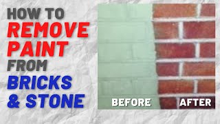 Paint Stripper  How To Remove Old Paint from Brick and Brickwork  Product Link in Description [upl. by Aborn]