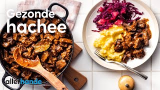 Gezonde hachee maken met rode kool  Recept  Allerhande [upl. by Ayotel]