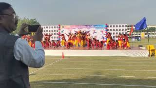 Hanuman Chalisa Dance Performance by Students of Amrishbhai R Patel School Shirpur [upl. by Feigin]