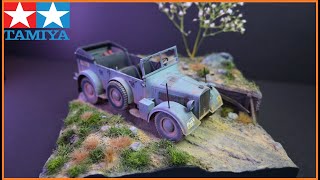 Diorama Tamiya Italeri 135 German medium sized military tamiya military germany [upl. by Nednal]