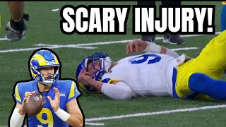 SCARY Matthew Stafford Should Have Been PULLED after Head Injury  Los Angeles Rams vs Lions [upl. by Tali]