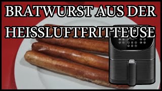 Bratwurst aus der Heißluftfritteuse von COSORI Airfryer Gesund Healthy [upl. by Hootman20]