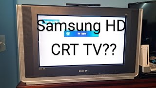 HD CRT TVs and If You Should Consider Them  Samsung TXR2678WH [upl. by Llemhar]