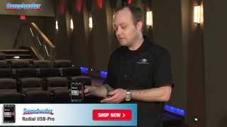 Radial USBPro Laptop DI Overview  Sweetwater Sound [upl. by Dachy]