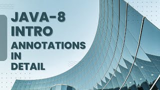 Annotations in JAVA [upl. by Everara]