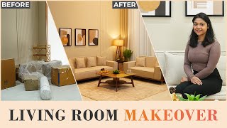 7 Steps to Complete Living Room Makeover in 2023  Living Room Decorating Ideas  Makeover Diaries [upl. by Clywd]