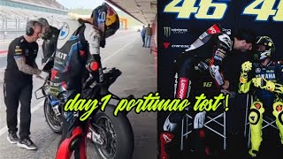 Join the party day 1 portimao test superbike circuit Algarve x vr46 riders academywinter test 2024 [upl. by Daly]