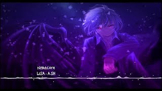 Nightcore LiSAASH Lyrics KanjiRomanji English [upl. by Lapointe]