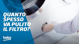 Come pulire il filtro della pompa della tua lavatrice Beko  Beko Italia [upl. by Prentiss831]