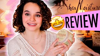 Review of Shea Moisture Jamaican Black Caster Oil Leave In Conditioner  Carolyn Marie [upl. by Einnov]