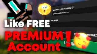 quotGet Like a FREE PREMIUM ACCOUNT For Minecraft  quot [upl. by Fisher]