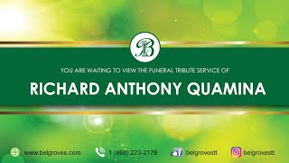 Richard Anthony Quamina Tribute Service [upl. by Alyal]