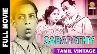 Sabhapati  1941 l Super Hit Classic Tamil Full Movie l T R Ramachandran  Kali N Rathnam [upl. by Jewell435]