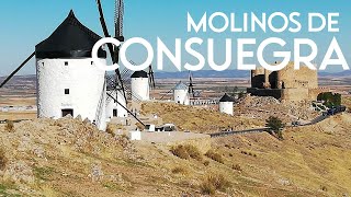 Molinos de Consuegra Toledo Spain  Drone 4K [upl. by Errecart]