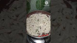 White sauce pasta 😋recipe food viral cooking [upl. by Otsedom891]