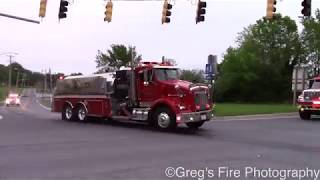 Montgomery County Tanker 722 Tanker 731 Tanker 709 amp Chief 709 Responding [upl. by Atteniuq]