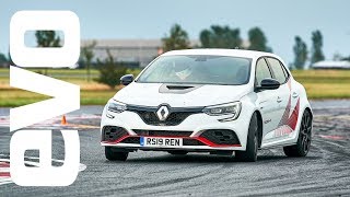 Renault Megane RS TrophyR track test  evo REVIEW [upl. by Maggy411]