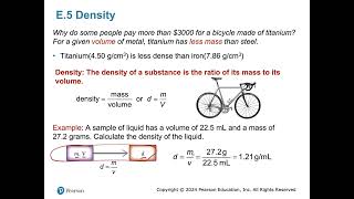 CHEM1010Chapter2 Density [upl. by Juetta]