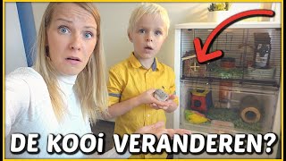 HEEFT HAMSTER SAMMiE EEN TE KLEiNE KOOi 🐹  Bellinga Vlog 1484 [upl. by Penrod]