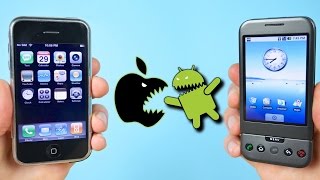 First iPhone vs First Android Phone iOS 10 vs Android 10 [upl. by Nelubez]