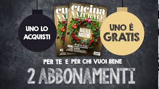 Cucina Naturale promo 2 abbonamenti [upl. by Arratahs]