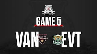 Giants at Silvertips Game 5  2024 WHL Playoffs Highlights [upl. by Bundy]