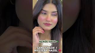 Kashee’s Lens Vision 😍Lens Shade MYSTERY HAZEL [upl. by Combe]