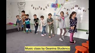 Exercitiu percutie corporala  Music class by Geanina Studencu [upl. by Pogah539]