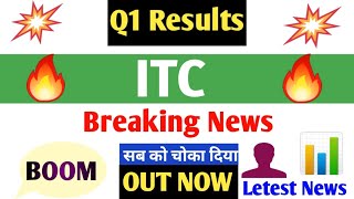 ITC Q1 Results 2025 ITC Share Latest News Today Itc Share Results Today ITC Share News ITC SHARE [upl. by Lashonde627]