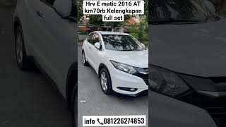 FOR SALE  Honda HRV E 2016 Matic Putih Mutiara jualbelimobilbekas jasapencarianmobilbekas [upl. by Ruhtua677]