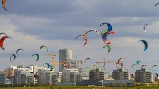 Open ocean kiteboarding competition in Sweden [upl. by Alicea]