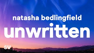 Natasha Bedingfield  Unwritten Lyrics [upl. by Liuqa364]