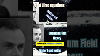 Paul Dirac formulas  matter antimatter dirac science positron electron shorts space facts [upl. by Lelah968]