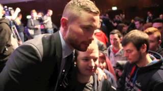 CARL FRAMPTON TAKES TIME OUT FOR THE BELFAST FANS  PRESS CONFERENCE  FRAMPTON v QUIGG [upl. by Frazier]