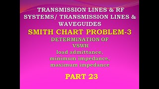 Smith chart problem 3  EC8651  Transmission lines and RF systems [upl. by Binky]