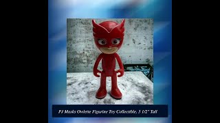 PJ Masks Owlette Figurine Toy Collectible 3 12quot Tall [upl. by Pete729]