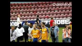 Merlin V Eastenders West Ham United FC  Celebrity Soccer Six 2012 [upl. by Rawdon]