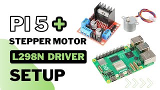 How to Control a Stepper Motor with Raspberry Pi 5 amp L298N Driver  StepbyStep Tutorial [upl. by Llenrub]