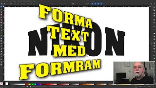 Forma text exempel i inkscape [upl. by Ahen548]