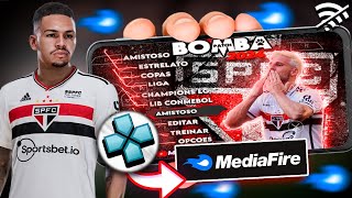 🚨NOVO BOMBA PATCH 2024 Com Brasileirão Para PPSSPP Via Mediafire [upl. by Attesoj794]