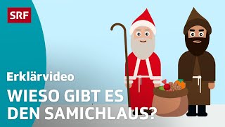 Samichlaus und Schmutzli – einfach erklärt  Kindervideos  SRF Kids [upl. by Lyris]