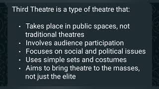 About Third theatre explained in Tamil settrb net settrb trb [upl. by Lihp537]