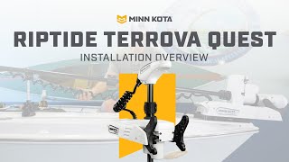 Riptide Terrova QUEST Installation Overview  Minn Kota [upl. by Nylarat]