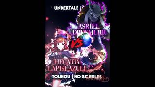 Asriel Dreemurr vs Hecatia Lapislazuli vs vsbattle [upl. by Arline595]