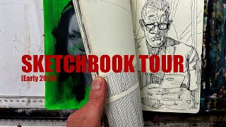 Sketchbook Tour  Drawing Every Day Early 2023 [upl. by Ahsiram]