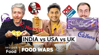 India Food Wars All Episodes Mega Marathon  India vs US vs UK  Food Wars  Insider Food [upl. by Ynnaj]