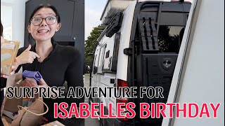 LEAVING ON A SURPRISE ADVENTURE FOR ISABELLES BIRTHDAY [upl. by Prima]