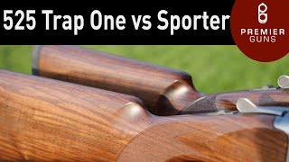 Browning 525 Trap One VS Browning 525 Sporter One  In Depth Comparison [upl. by Evelc803]