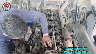 Misfiring engine how to fix and what causes of Misfiring  Volvo d13 engine [upl. by Ariet96]