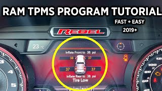 HOW TO PROGRAM RAM TPMS 2019 [upl. by Allenad55]